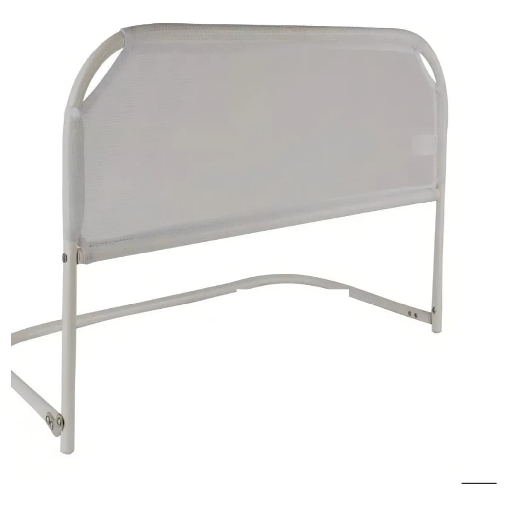 Grade Proteção De Cama Box Para Criança Ou Idoso - Dobrável Cor Branco Branco