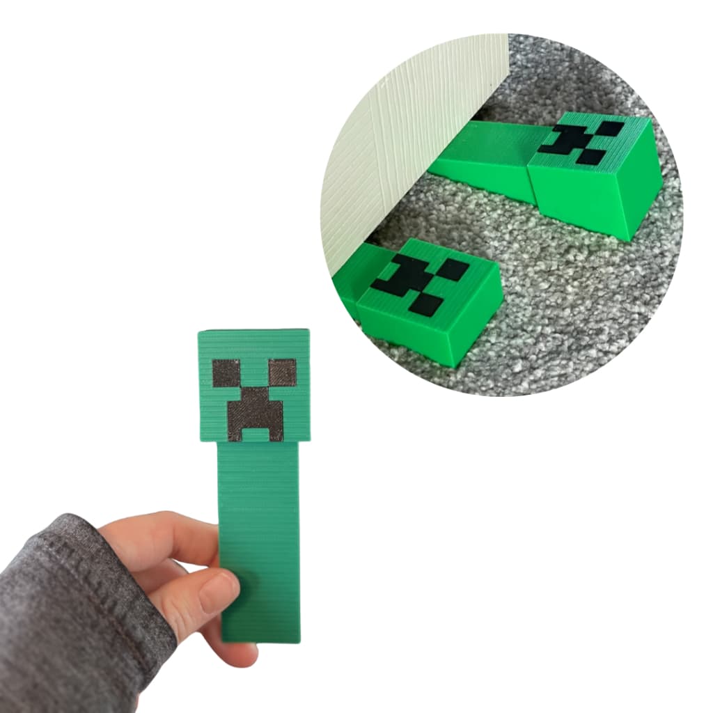 Minecraft Creeper Trava de Porta Stop Door