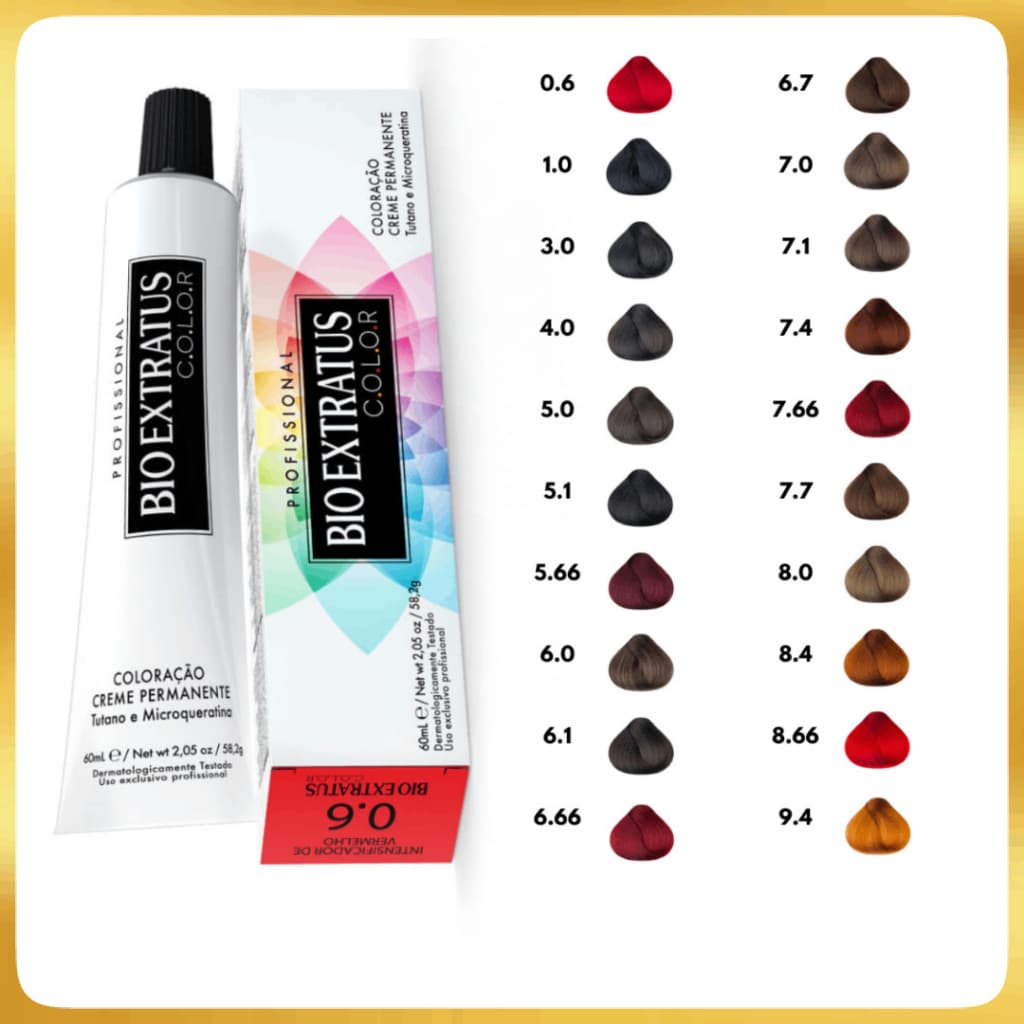 Tintura Bio Extratus Color Coloração Profissional 60g