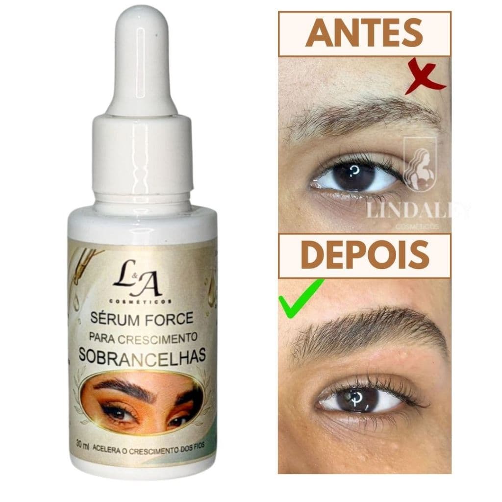 Sérum Acelerador de Crescimento para Sobrancelhas Incolor Mascara Crescimento Fortalecimento