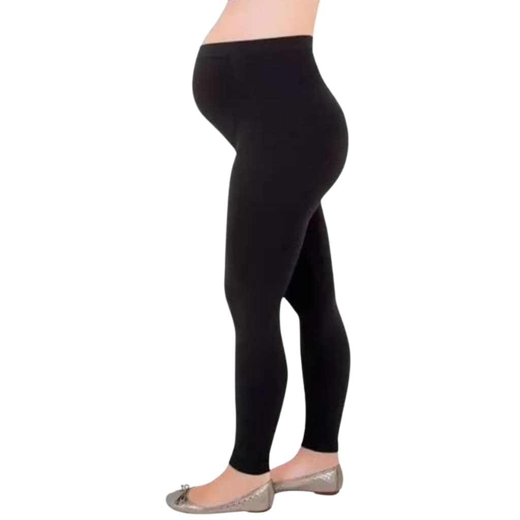 Calça Legging Gestante Maternidade Suporte Para Barriga