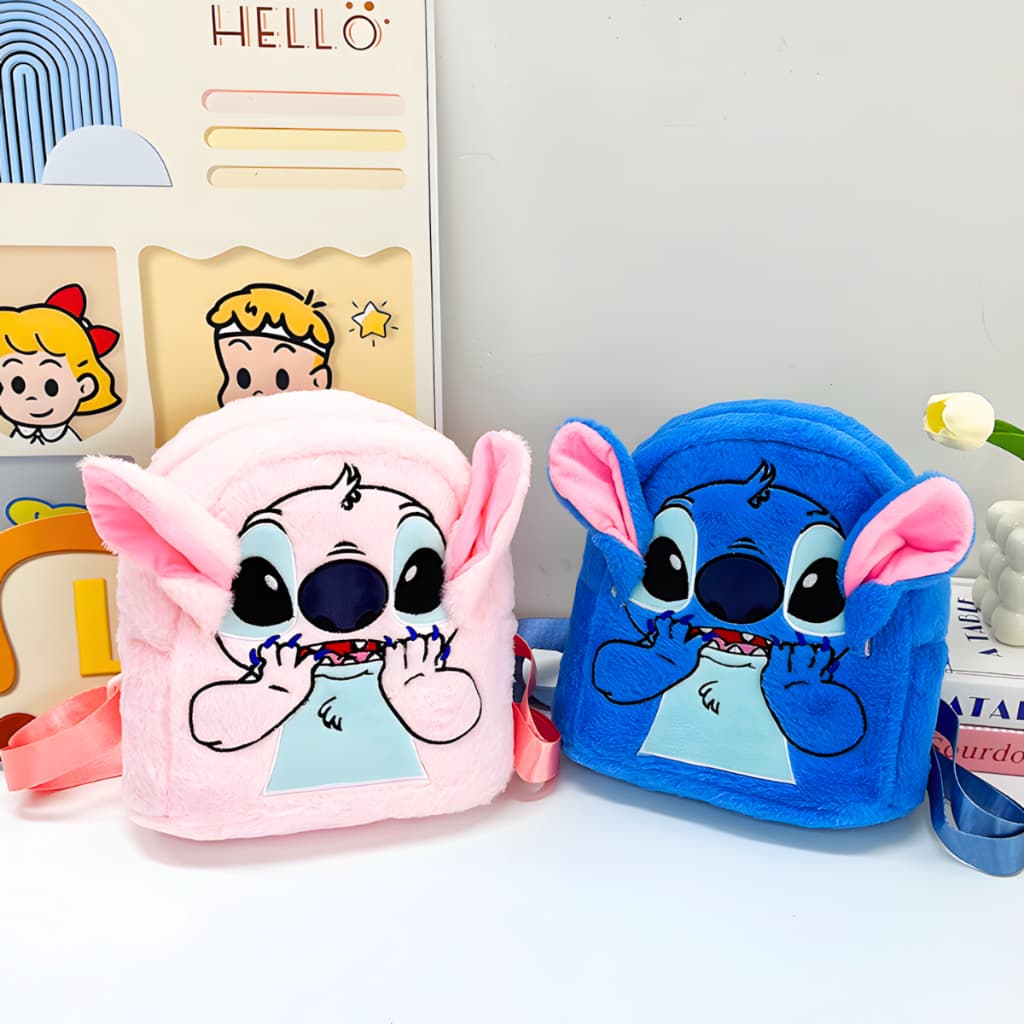 Mochila Stitch Disney Infantil Pelucia