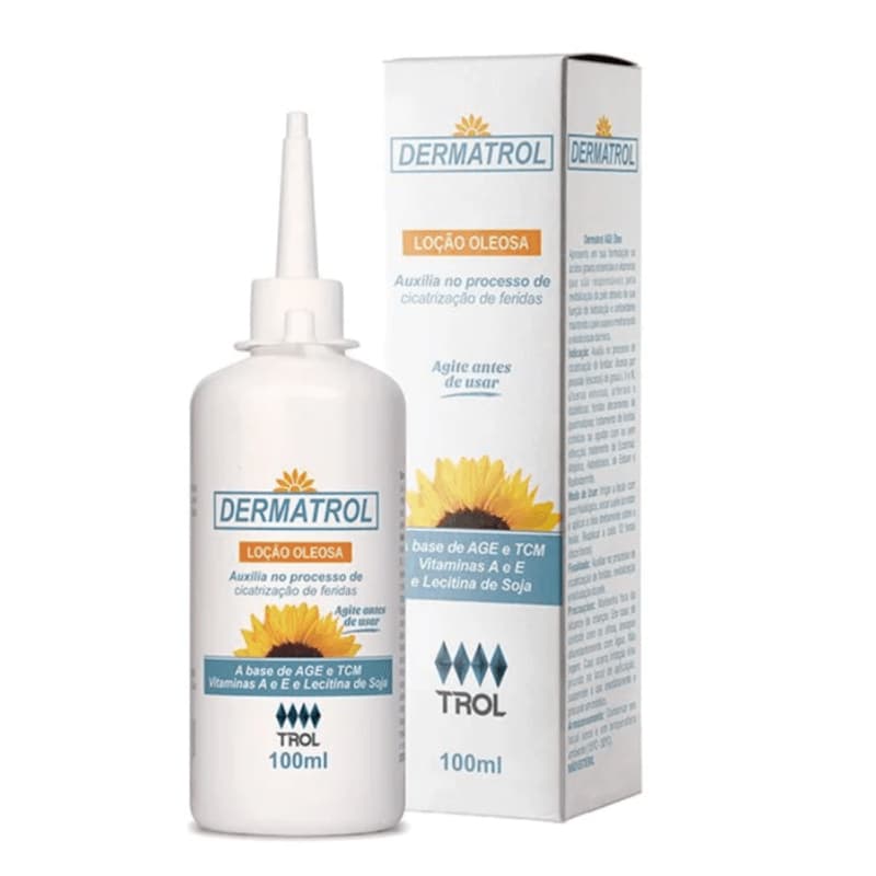 Óleo de Girassol DermaTrol 100ml - Hidratação e Proteção para a Pele