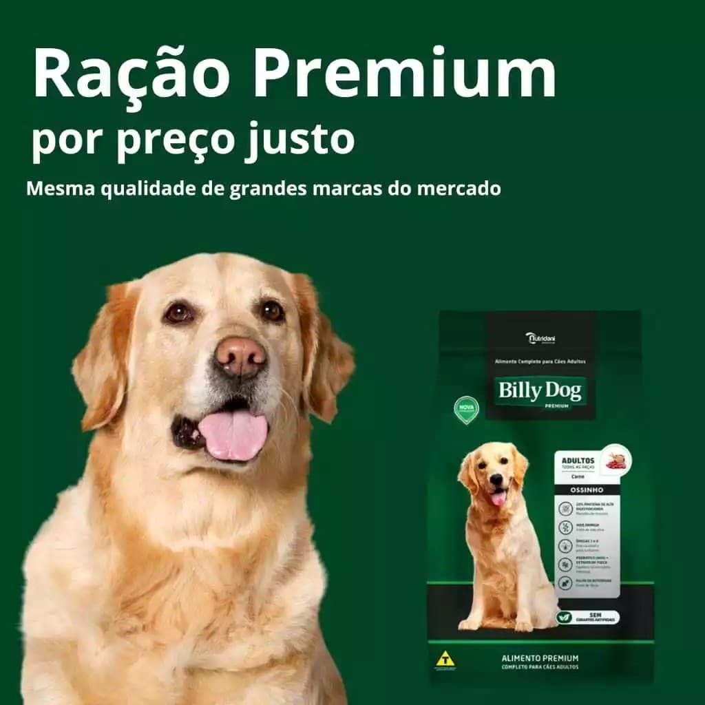 Ração Billy Dog Ossinho Carne Adultos 25KG