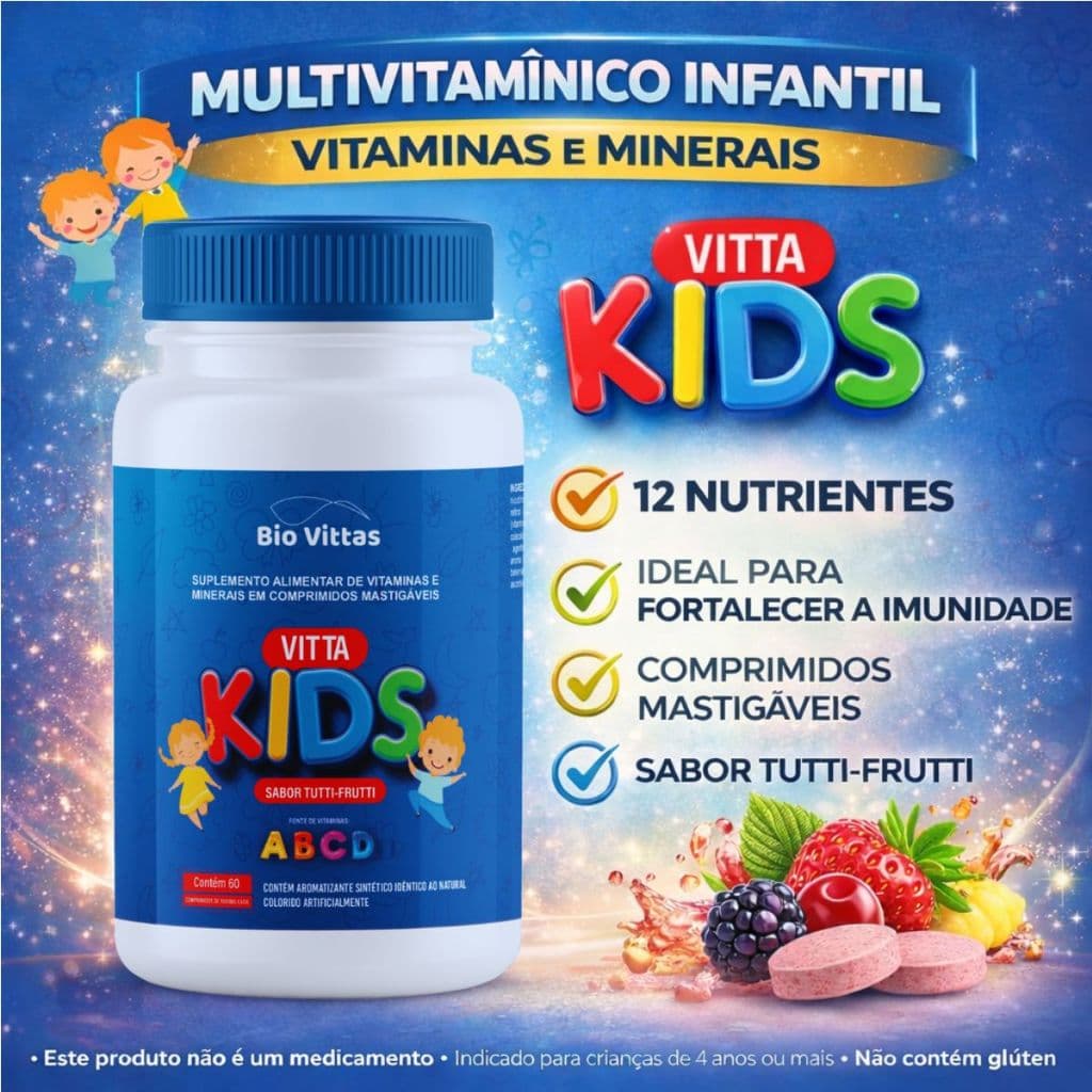 Vitamina A-Z Completa Mastigável vitamina infantil criança [D]