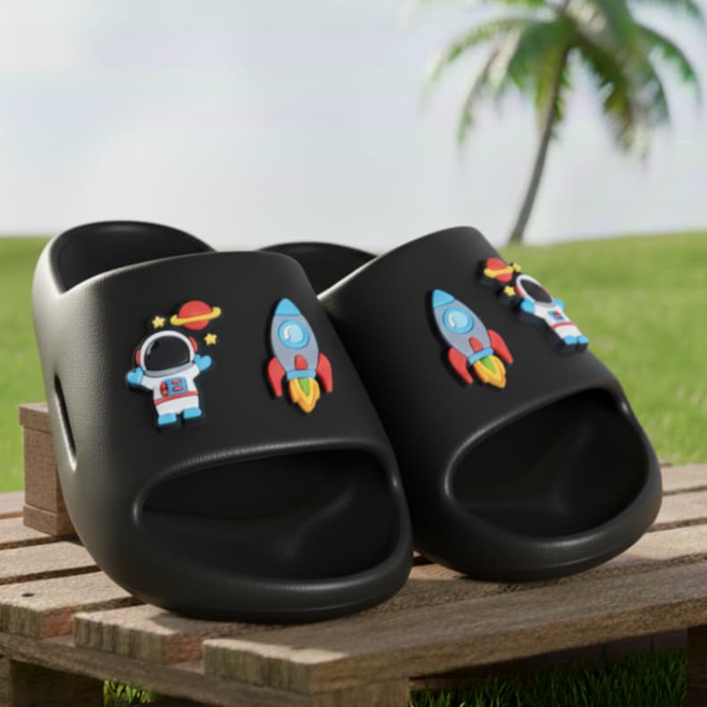 Chinelo Nuvem Astronauta Infantil  Aventura e Super Confortável