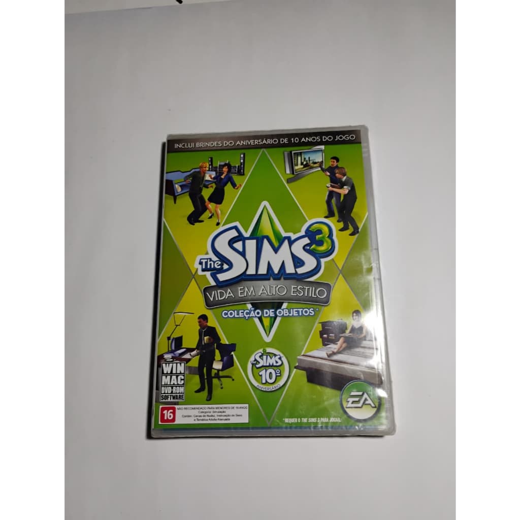The Sims 3 DLC - Vida em Alto Estilo (LACRADO Raridade)