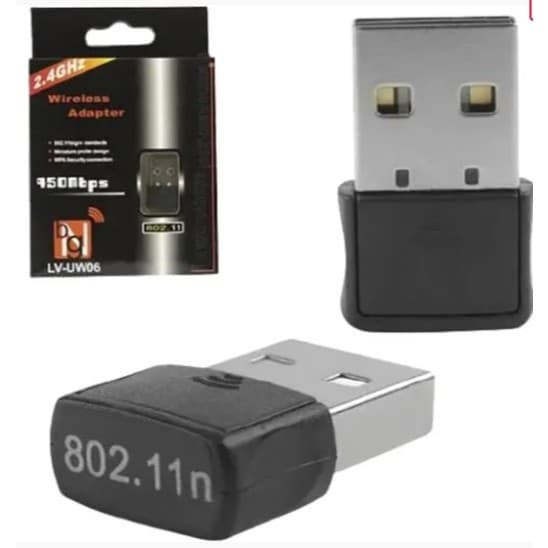 Mini Adaptador Wireless USB Wi-Fi 900Mbps - Compacto, Plug-and-Play, Conectividade Estável