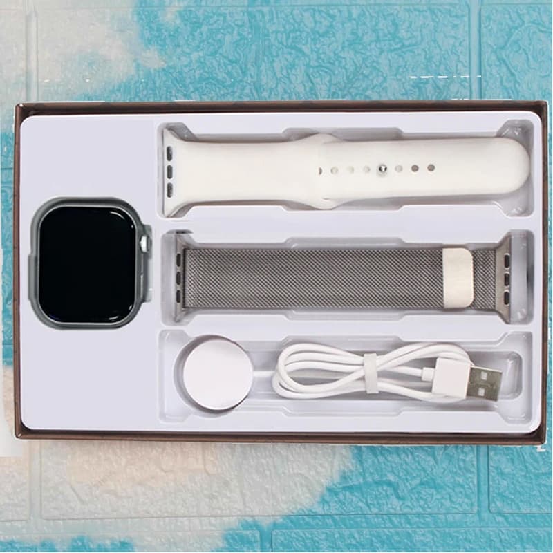 Novo 2026 entrega rápida relógio inteligente WATCH9 Pro 45mm relógio esportivo com tela lembrete de mensagem de