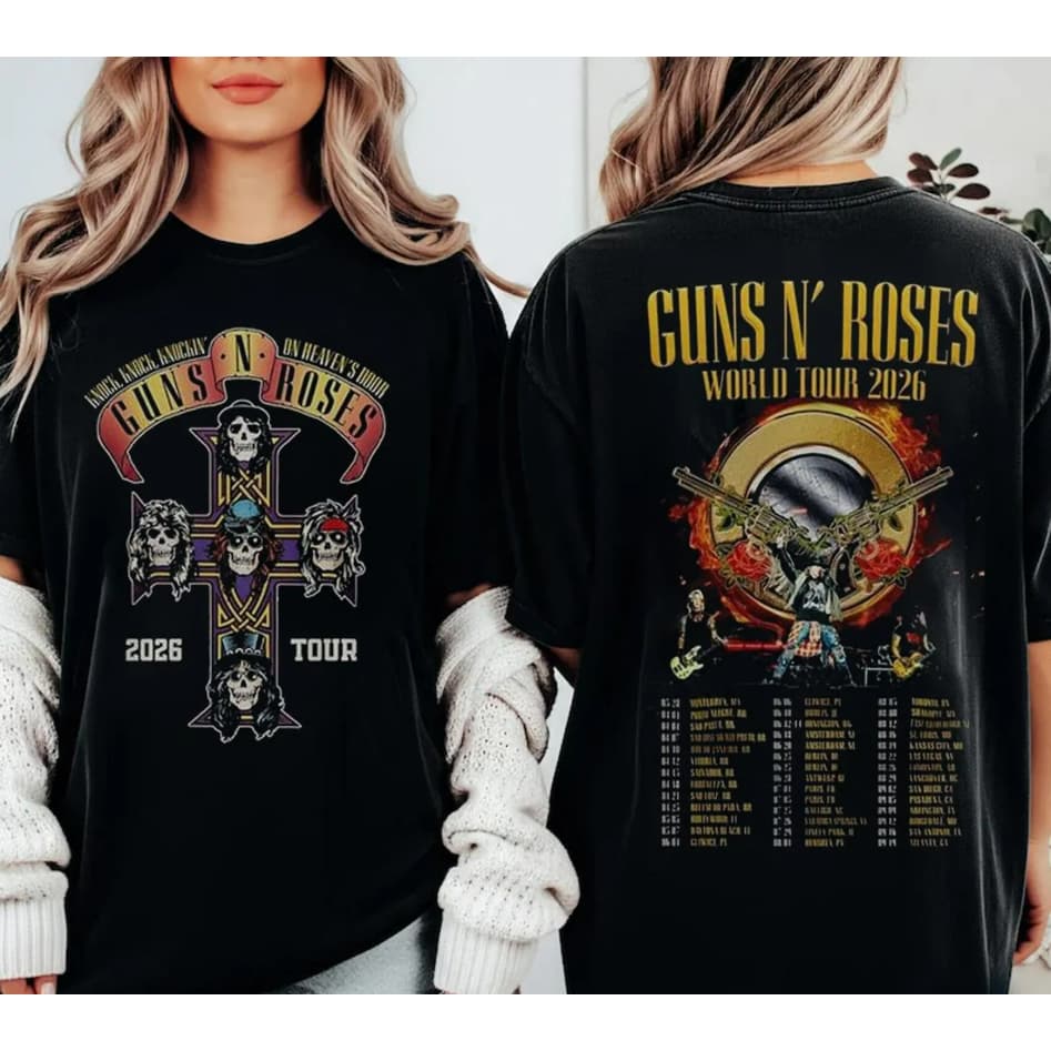Camiseta Guns N Roses Estilo Rock Vintage Streetwear Algodão Premium