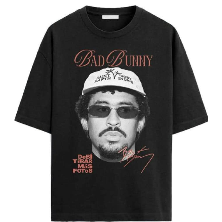 Camiseta Estilo Bad Bunny Cultura Latina Streetwear Debi Tirar Mas FoTos