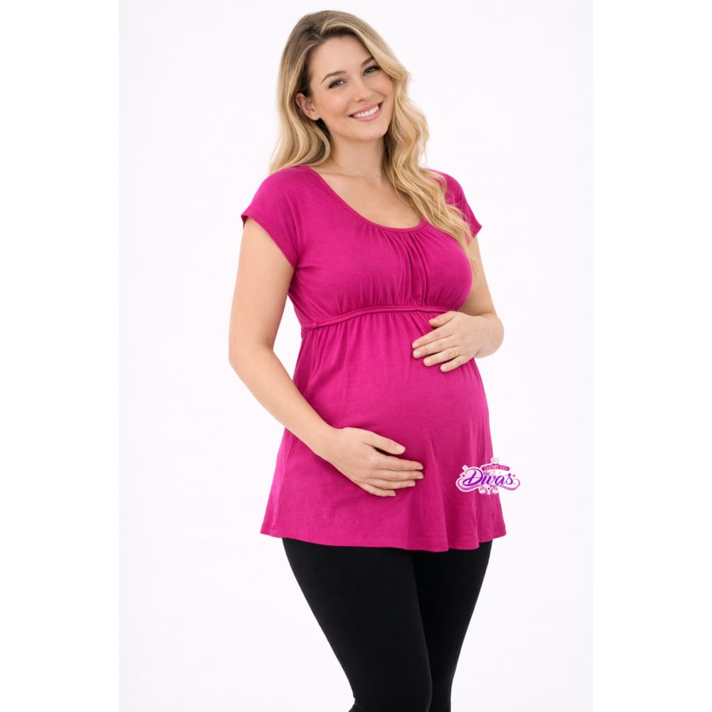 Bata Gestante Manga Curta