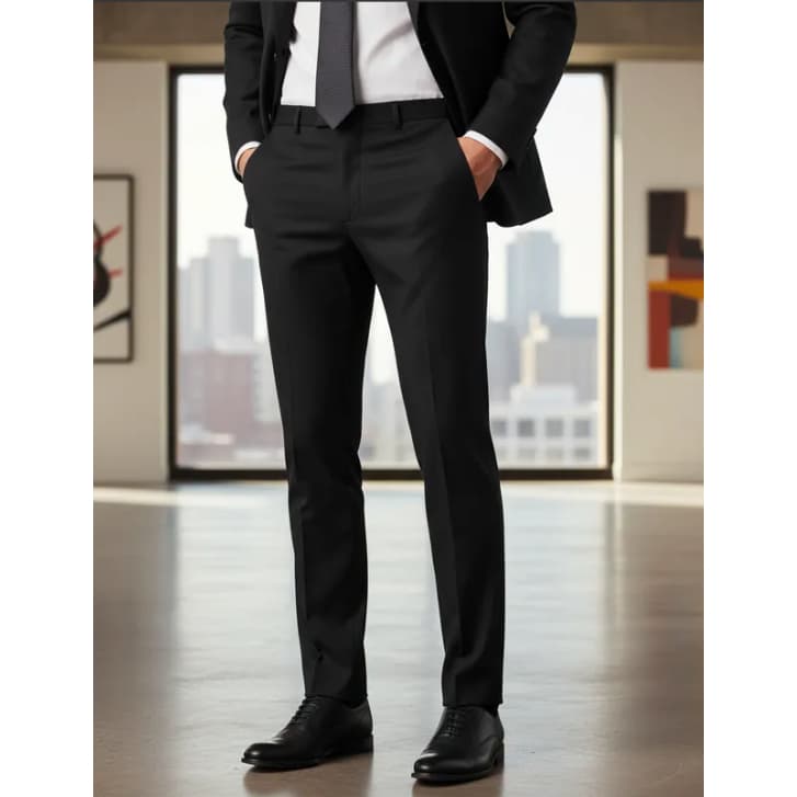 Calça Masculina Alfaiataria Esporte Fino Lycra Premium Terno Slim Confortável