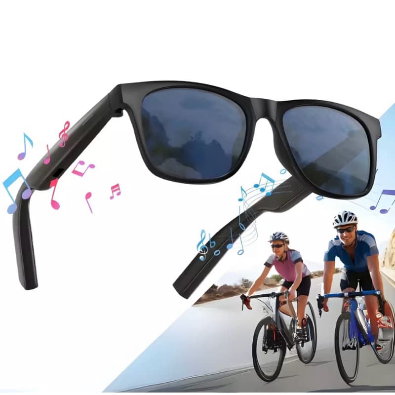 Óculos Inteligente Smart Glass D11 Bluetooth Fone Ouvido Sem Fio Chamadas Música Lente Polarizada UV400 Resistente Água