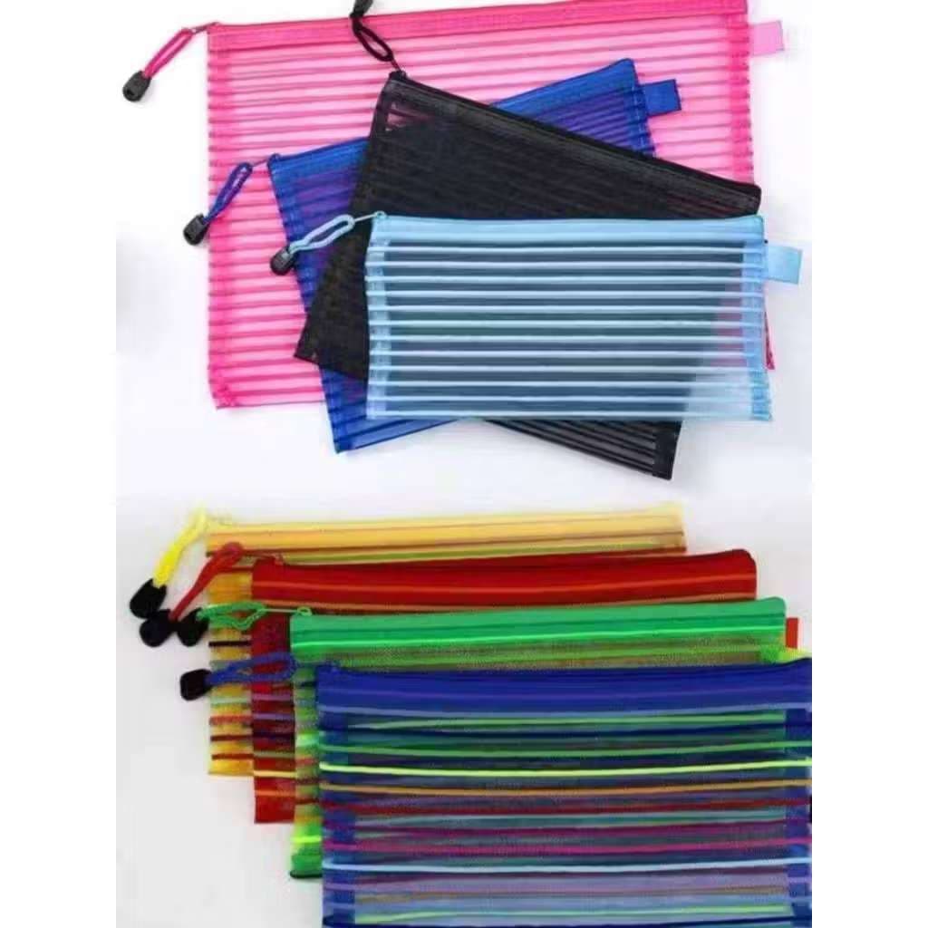 OFERTA Bolsinha Estojo Nécessaire Nylon Multicolorido Bolsa Multifuncional Com Zíper Multiuso Organizadora Vario Tamanh0