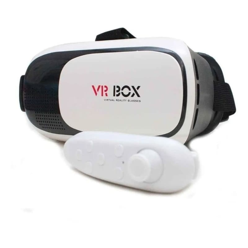 Oculos Realidade Virtual Com Controle Suporte Celular Vr Box Filme Jogos
