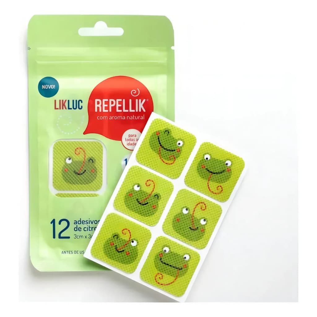 Adesivos Repelente Repellik com Proteção Natural contra Mosquitos