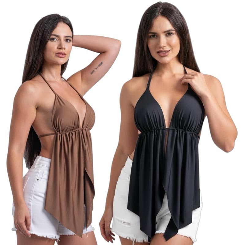 Top Cropped Feminino Malibu