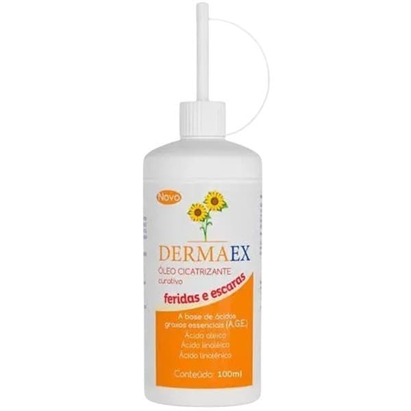 Óleo Cicatrizante Dermaex Age Feridas E Escaras Dersani Óleo De Girassol 100ml Dermaex