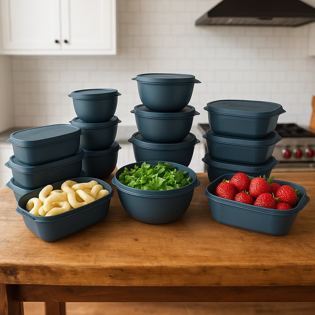 Kit 15 Potes hermético e Modernos Ultra Resistentes Vasilhas