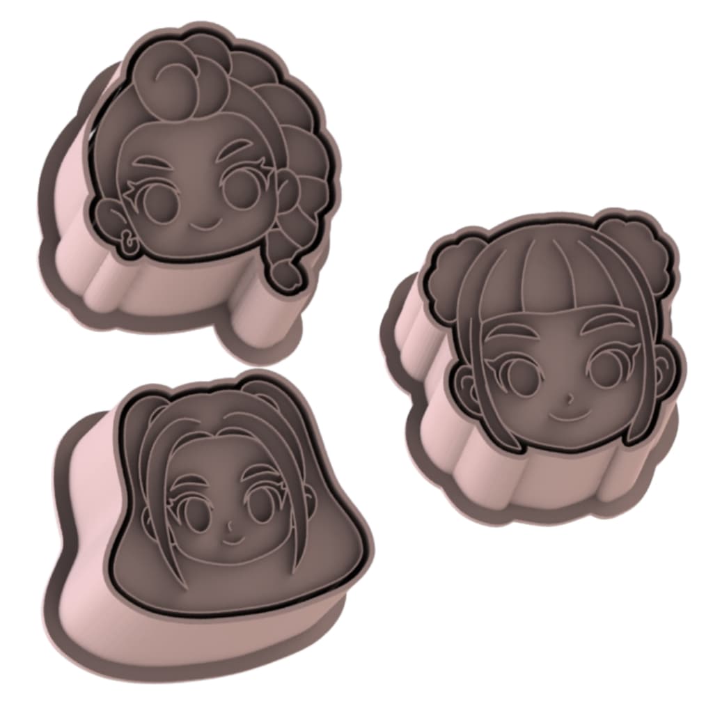 Ejetor e modelador de Docinhos e Doces Guerreiras do K-Pop KPOP Huntrix