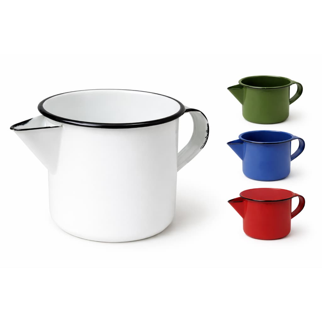 Caneca com Bico e Alça Esmaltada 1 Litro - Metallouça