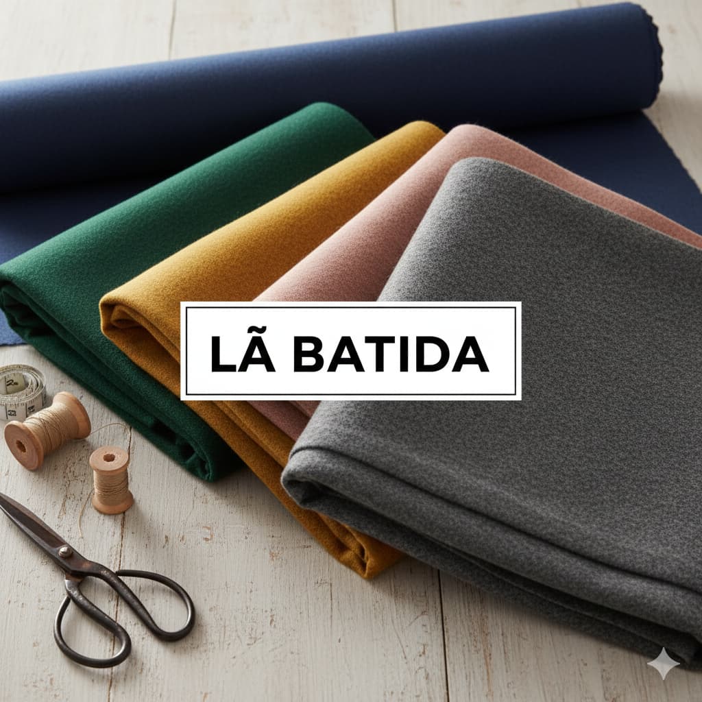 6 Metros De Tecido Lã Batida Premium – Elegância e Máximo Conforto Térmico
