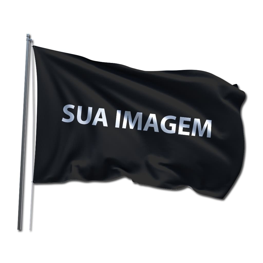 Bandeira Personalizada C/ Sua Foto - Imagem - 50x35cm / 65x45cm / 100x70cm / 150x100 / 200x150