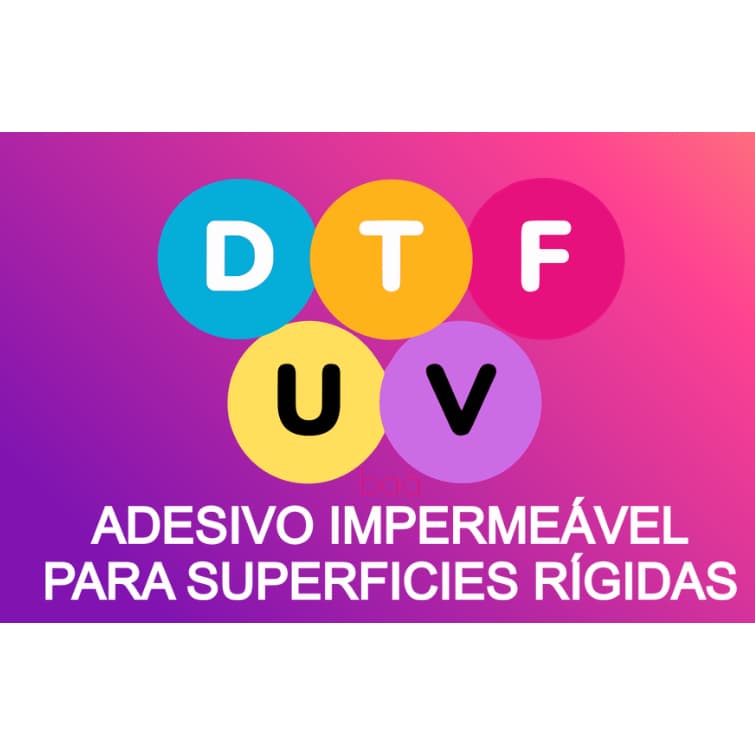Faça você mesmo - Impressão de arquivo DTF UV - Adesivos impermeáveis
