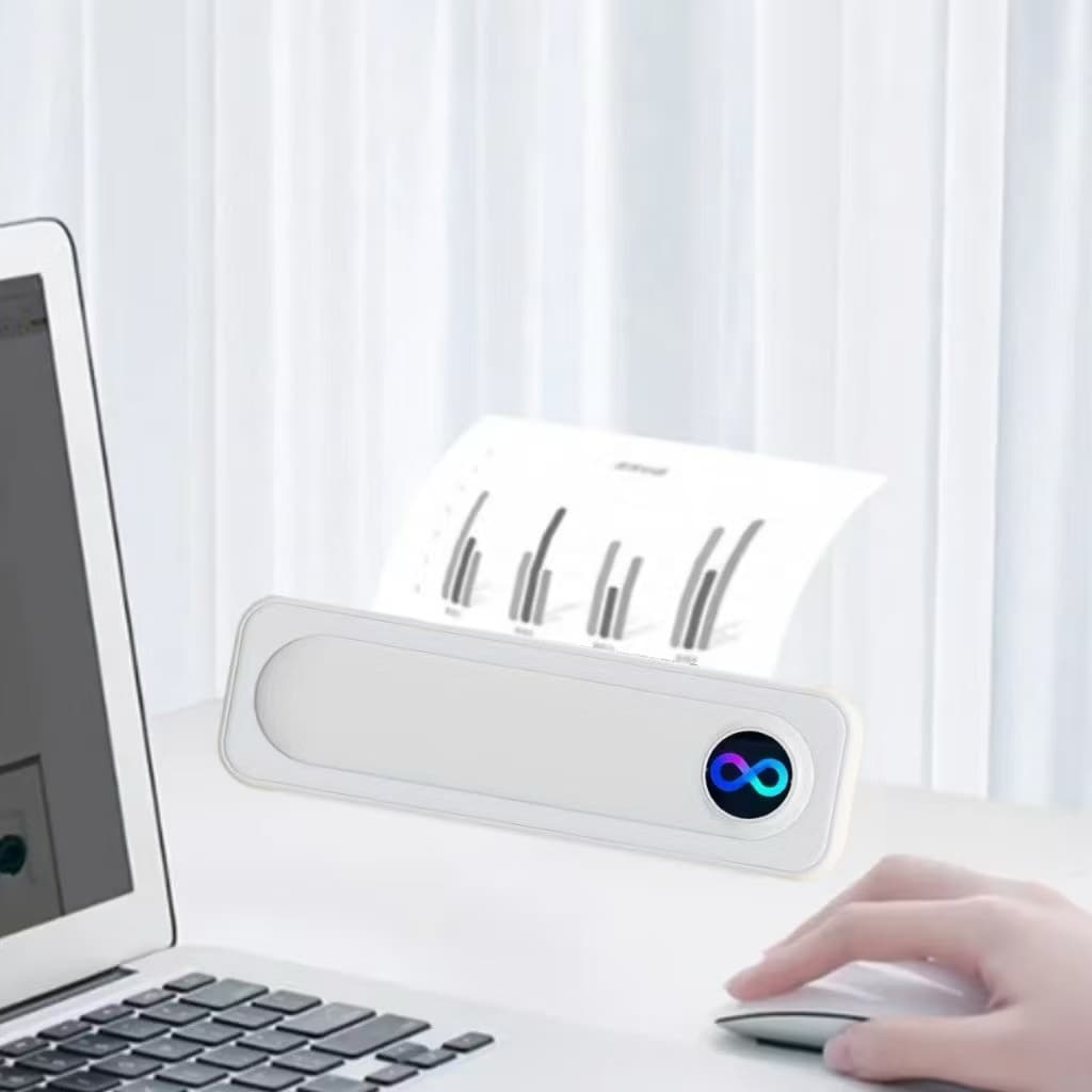 impressora termica a4 portatil bluetooth app celular recarregavel usb pro