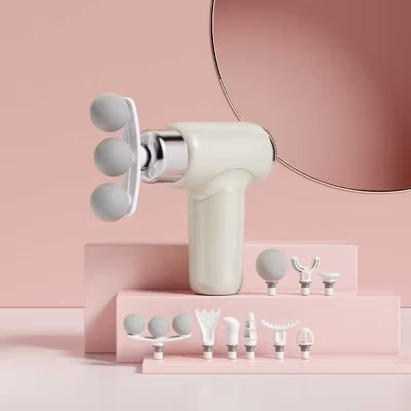 Pistola de Massagem Profissional Elétrica – Alívio Muscular com 6 Velocidades e 9 Peça PRO