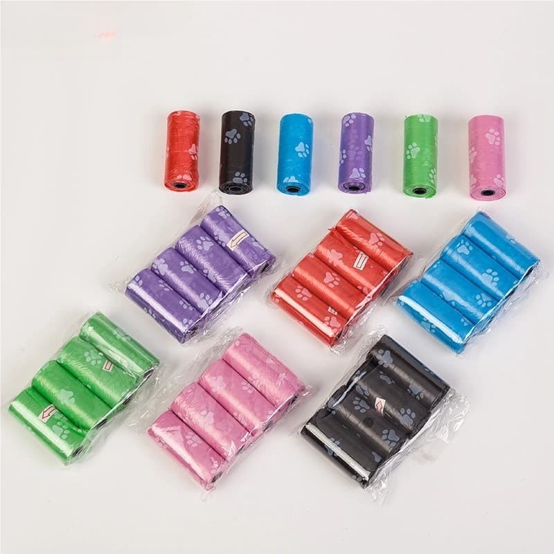 Saquinhos de Lixo para Cachorro e Gato: 12 Rolinhos Refil Coco Pet