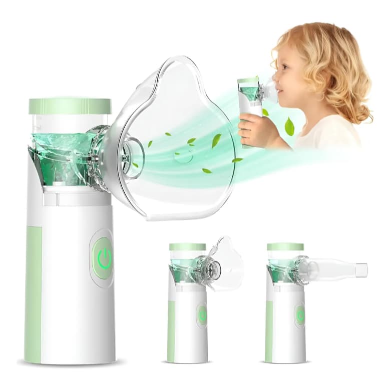 Máquina Portátil Nebulizadora Para Crianças Adultas Atomizador Inalador De Asma
