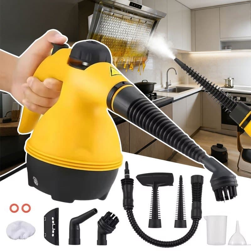 Limpador a Vapor Portátil 110V com Acessórios Limpeza Rápida Sem Químicos TINNY YOU