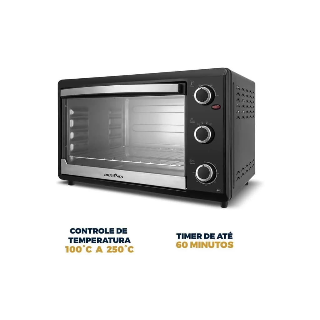 Forno Elétrico Britânia BFE44P 44L 1500w 127V Forninho Elétrico Air Fry