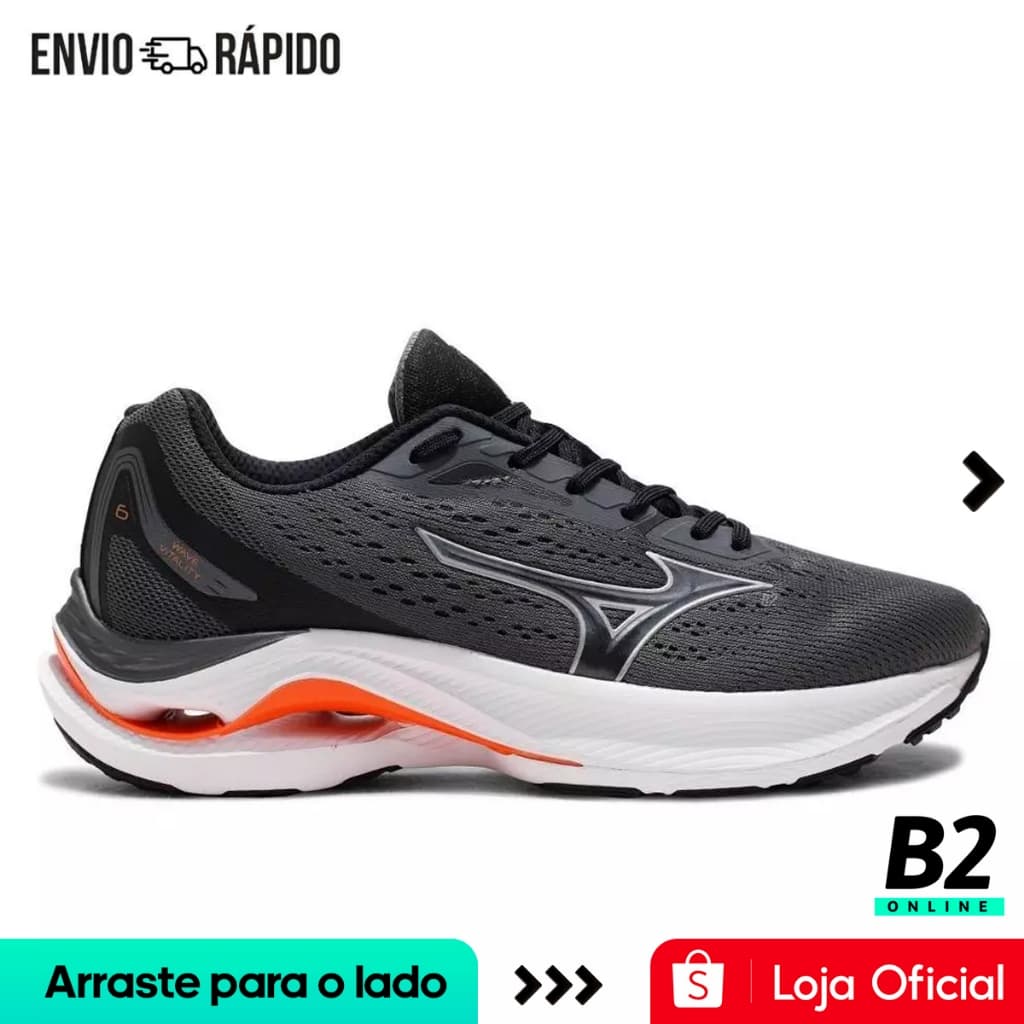 Tênis Mizuno Wave Vitality 6 Masculino Marinho Original Com Nota Fiscal e Garantia