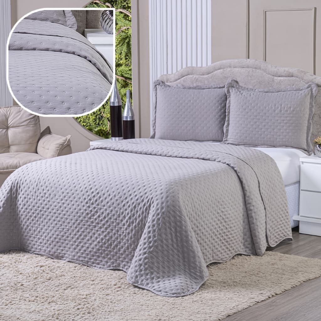 Roupa de Cama Queen 400 Fios Colcha Casal Dupla Face Cobre Leito Queen King Tecido Macio Premium