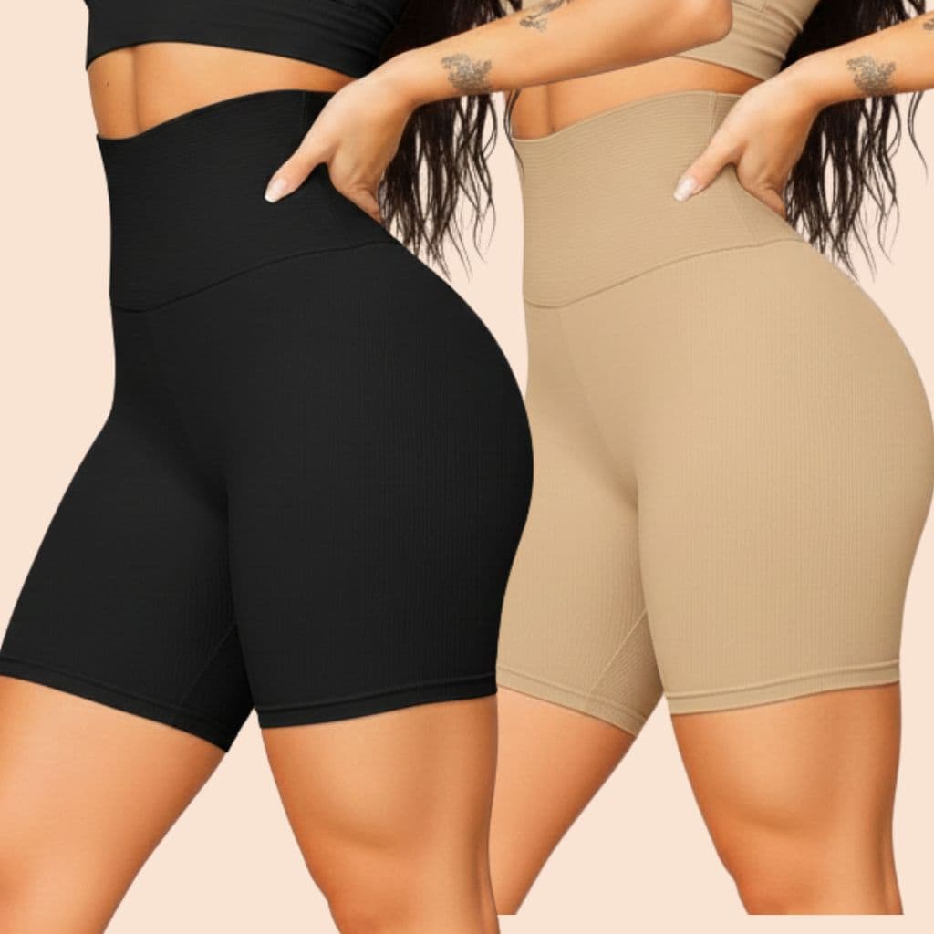 Short Cinta Modeladora Alta Compressão Modelador Aperta Barriga