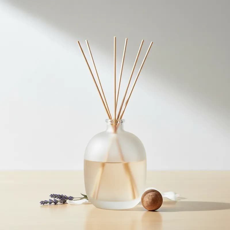 Frasco de Vidro Bujão Fosco Para Aromatizador 500 ML - Vidro para Difusor