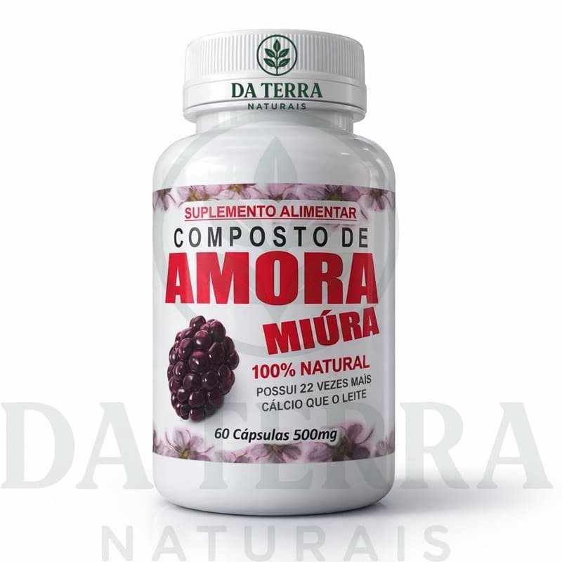 Amora Miura 60 Capsulas 500mg - Regula os níveis de hormônios/Níveis de açúcar no sangue/Menopausa
