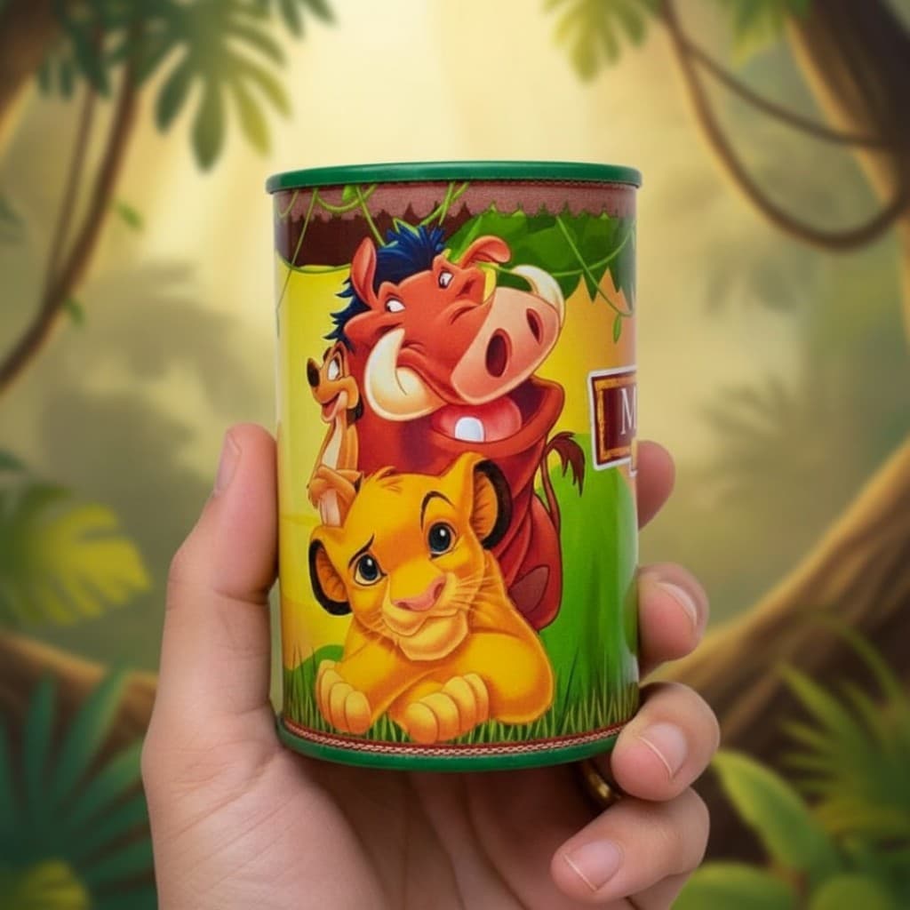 10 Cofrinhos Personalizados Festa Rei Leão