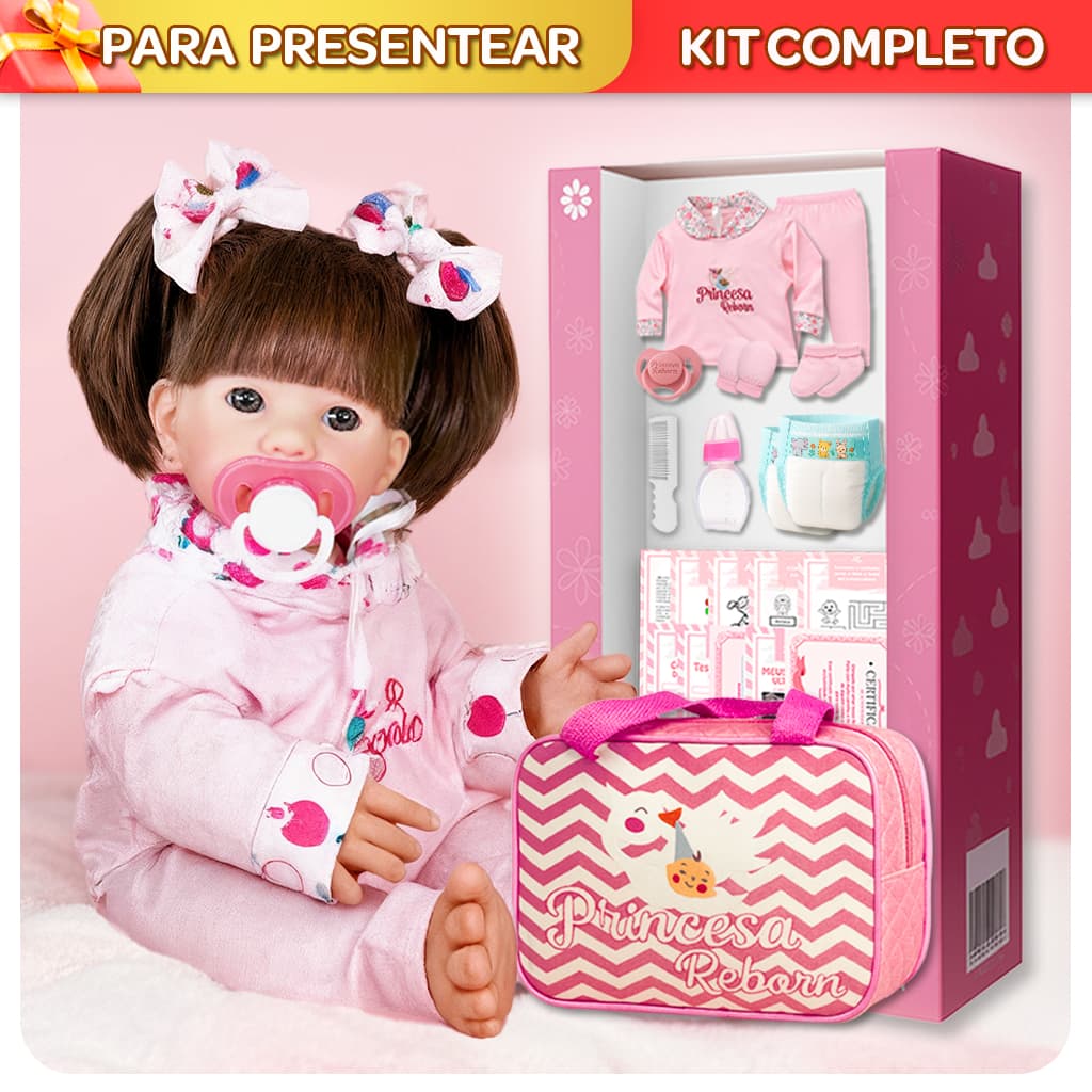 Bebe Boneca Reborn Realista 100% Silicone Para Presente Promoção