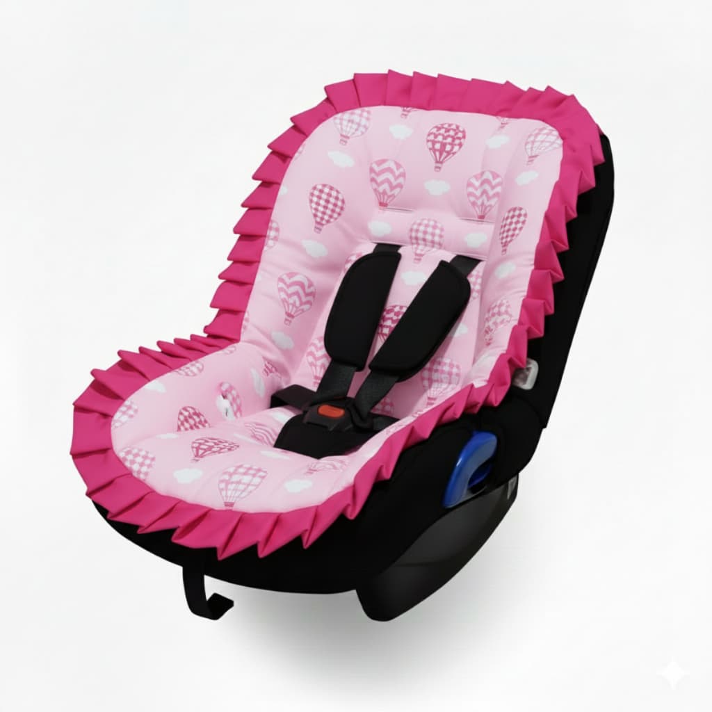 Capa para Bebê Conforto Várias Estampas com Tecido Estampado 100% Algodão Tamanho Universal