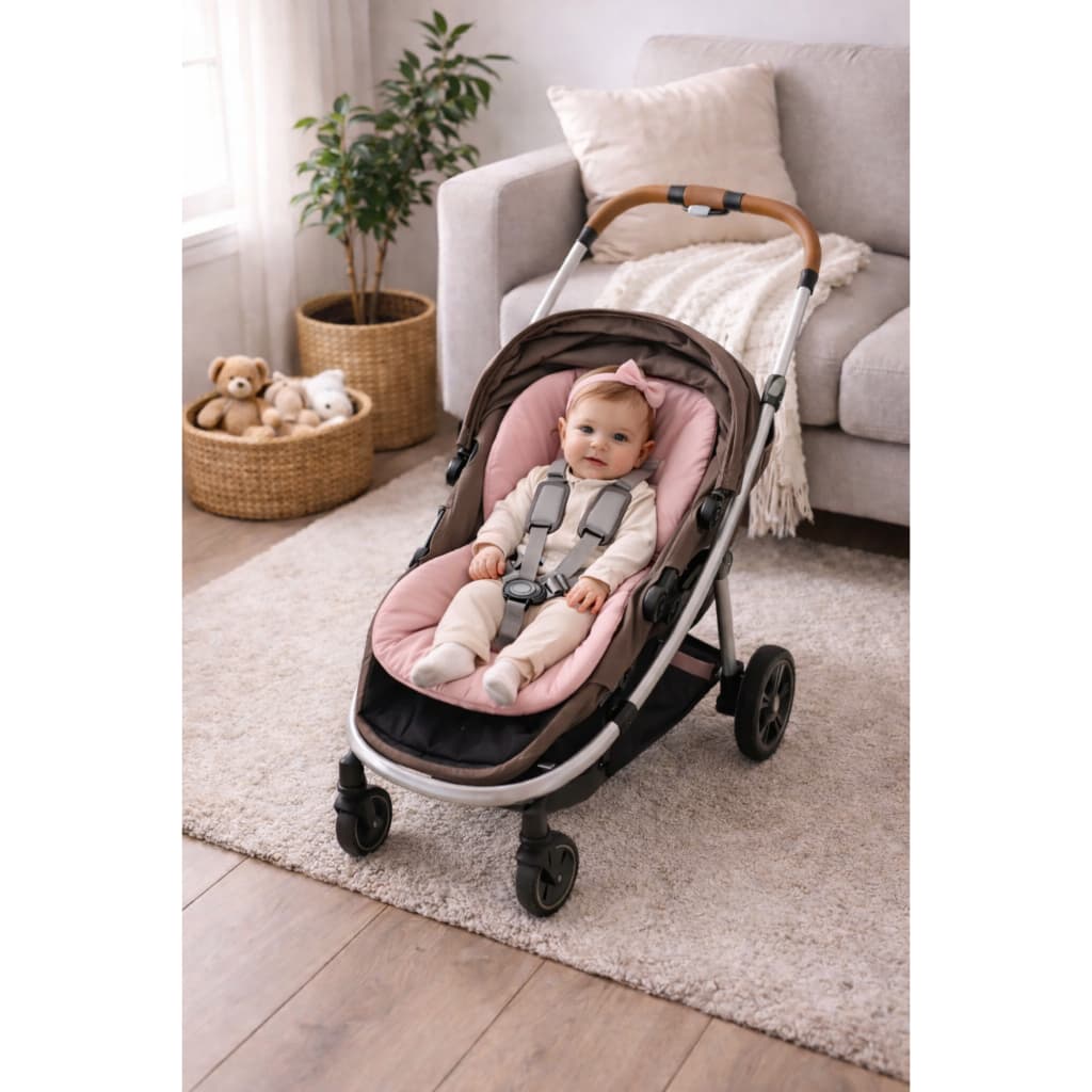 Capa De Carrinho Colchonete carrinho Acolchoada Menina Menino Varias Cores e estampas