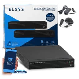 GRAVADOR / REPRODUTOR / EDITOR DIGITAL 5X1 ANPOE 8 CANAIS MHD-ANP 4008 - ELSYS