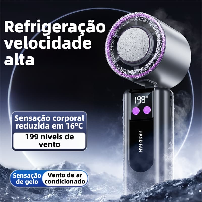 Ventilador De Refrigeração Portátil Semicondutor De Gelo Pequeno Desktop Recarregável Turbo Mini Usb