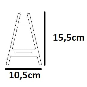 kit 10 Cavaletes Lembrancinha 15,5x10,5cm