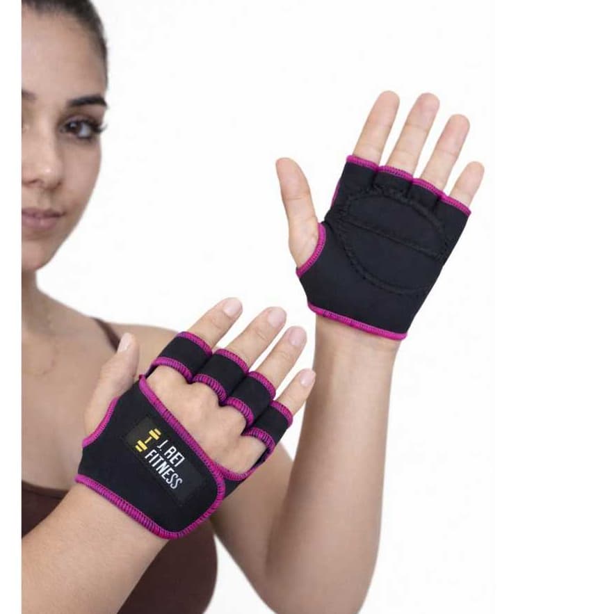 Luva Feminina Par Meio Dedo Para Levantamento de Peso Antiderrapante Para Academia Musculação Masculina