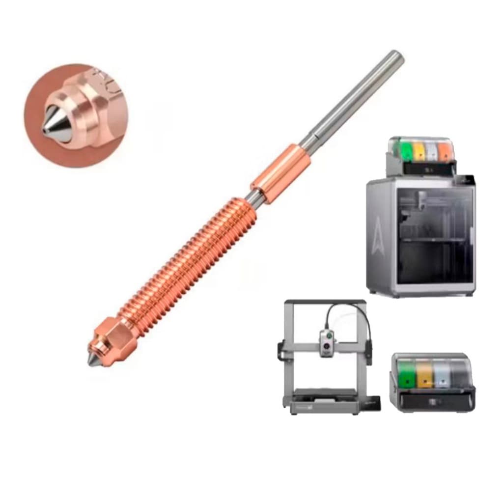 Bico Creality Hi Combo e K2 Plus Troca Rápida Nozzle Unicorn 0.2mm 0.4mm