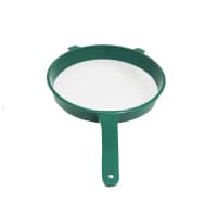 Peneira Coador Grande Plástica Com Cabo 19 Cm